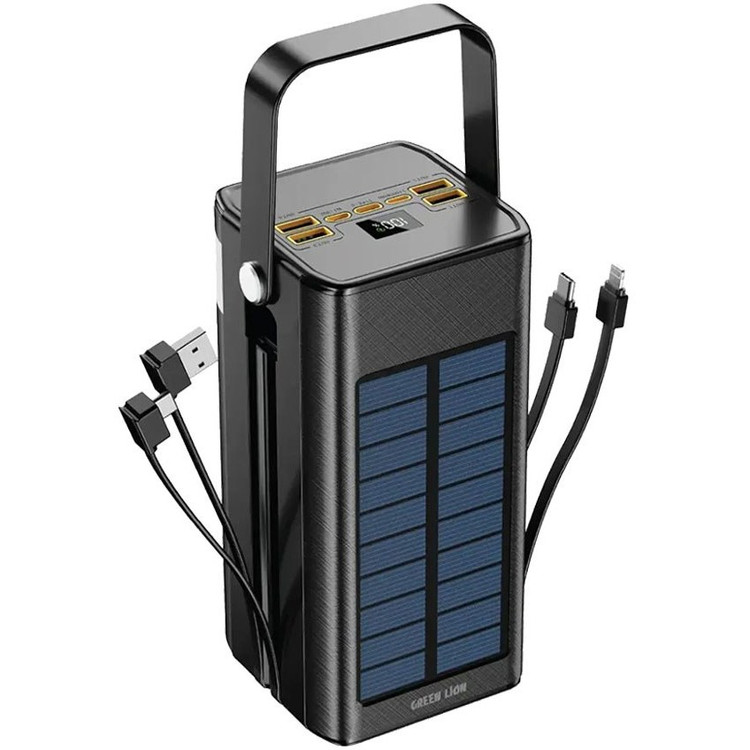 پاور بانک خورشیدی گرین لاین مدل GL-PX79 ظرفیت ۱۰۰ هزار میلی آمپر