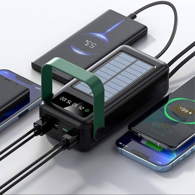 پاوربانک گرین لاین مدل Solar Max ظرفیت 30000 میلیآمپر ساعت