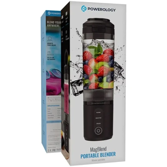 مخلوط کن شارژی پاورولوجی مدل Mag Blend PRPBB8301GY گنجایش 470 میلی لیتر