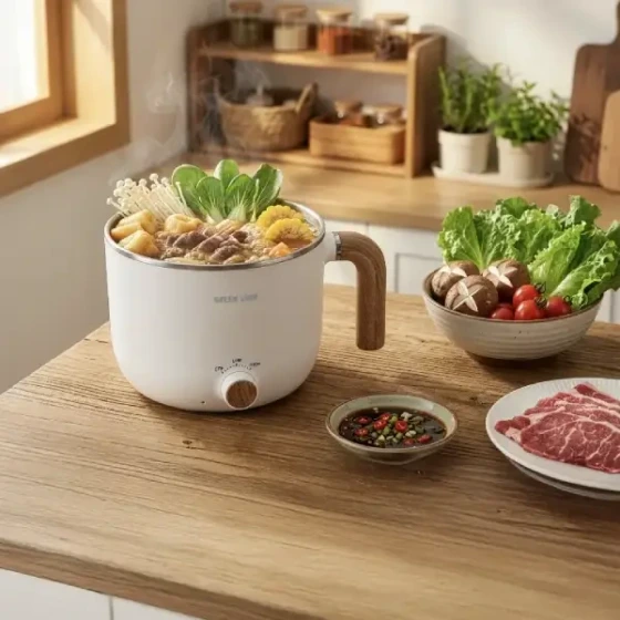 بخار پز برقی گرین لاین مدل Green Lion Quickpot Electric Cooker GNQCKPTECWH