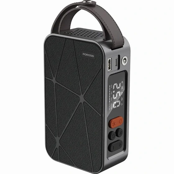 پمپ باد شارژی پرودو مدل FLATOR 4000mAh CAR TIRE INFLATOR