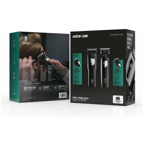 ماشین اصلاح دوگانه گرین لاین GREEN LION PRO TRIM DUO مدل GNPTRMDUOBK