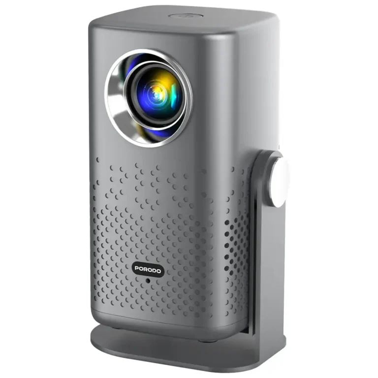 ویدیو پروژکتور هوشمند شارژی باکیفیتFHD پرودو مدل گوبو Porodo Lifestyle Gobo Portable Air projector